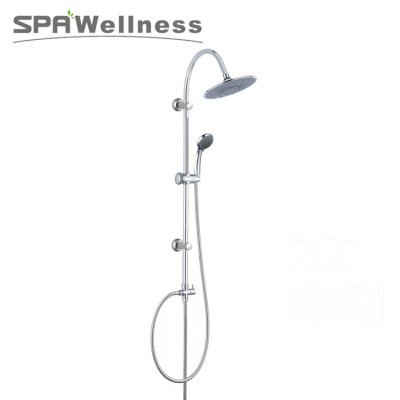 Factory Price Custom Chromed Bathroom Mixer Shower Product with Shower Hose